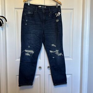 Old Navy Power straight high rise jeans size 12